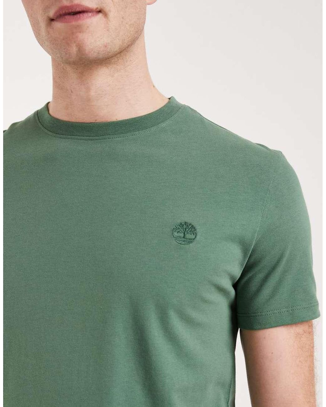 Timberland Green Dunstan River Short-Sleeve T-Shirt for men