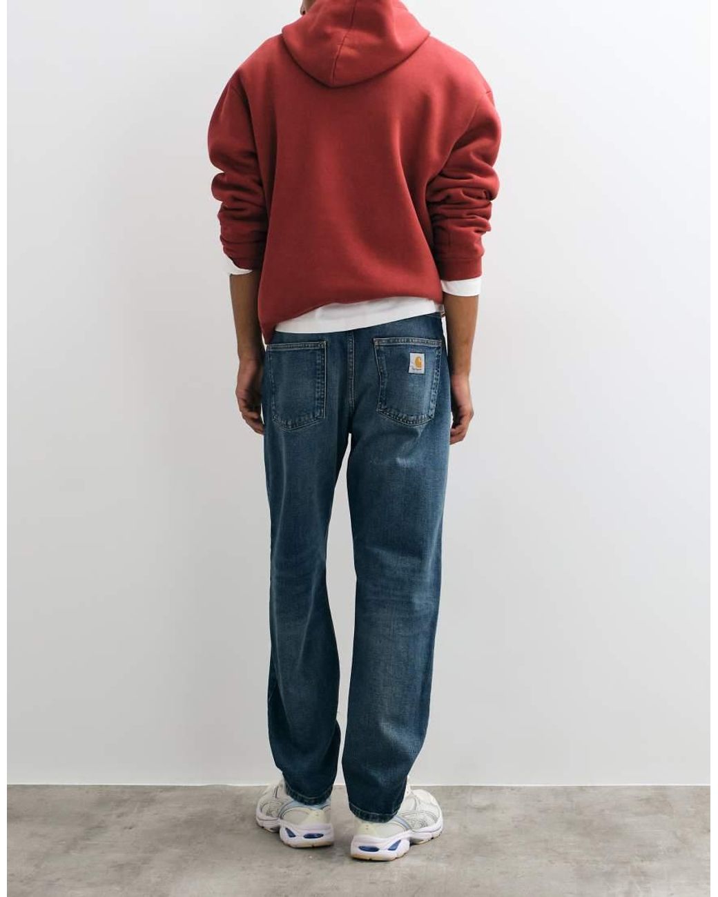 Carhartt Blue Newel Relaxed Tapered Fit Jeans for men
