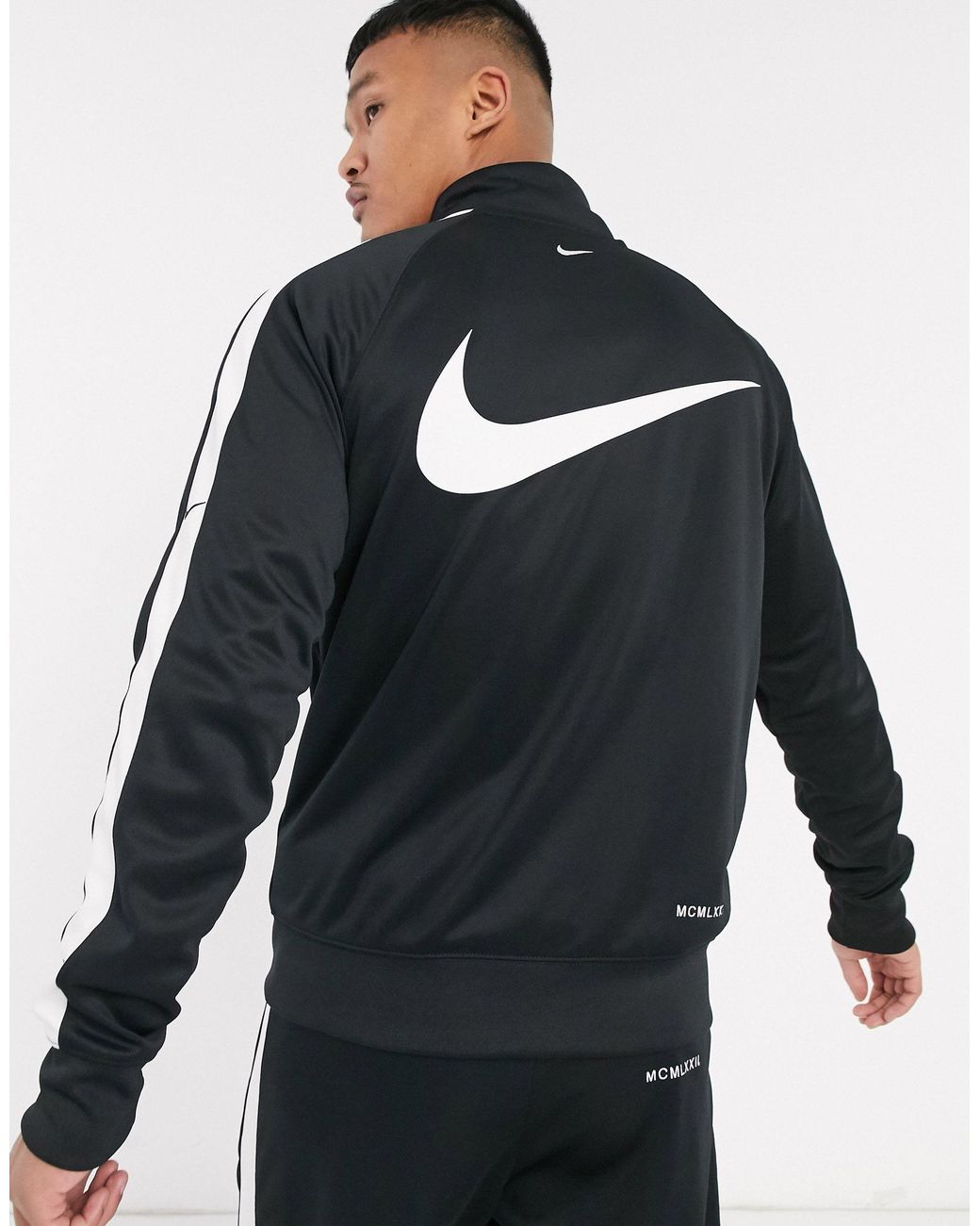 Nike – e Trainingsjacke aus Polyknit mit Swoosh-Logo in Schwarz für Herren  | Lyst DE