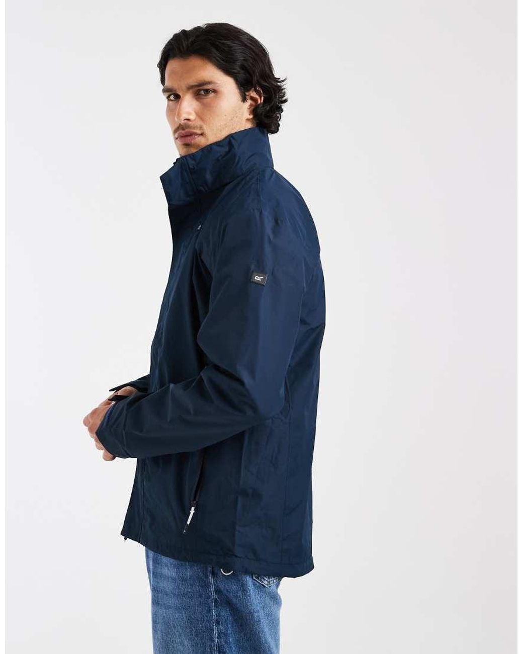 Regatta Blue Waterproof Matt Ii Shell Jacket for men