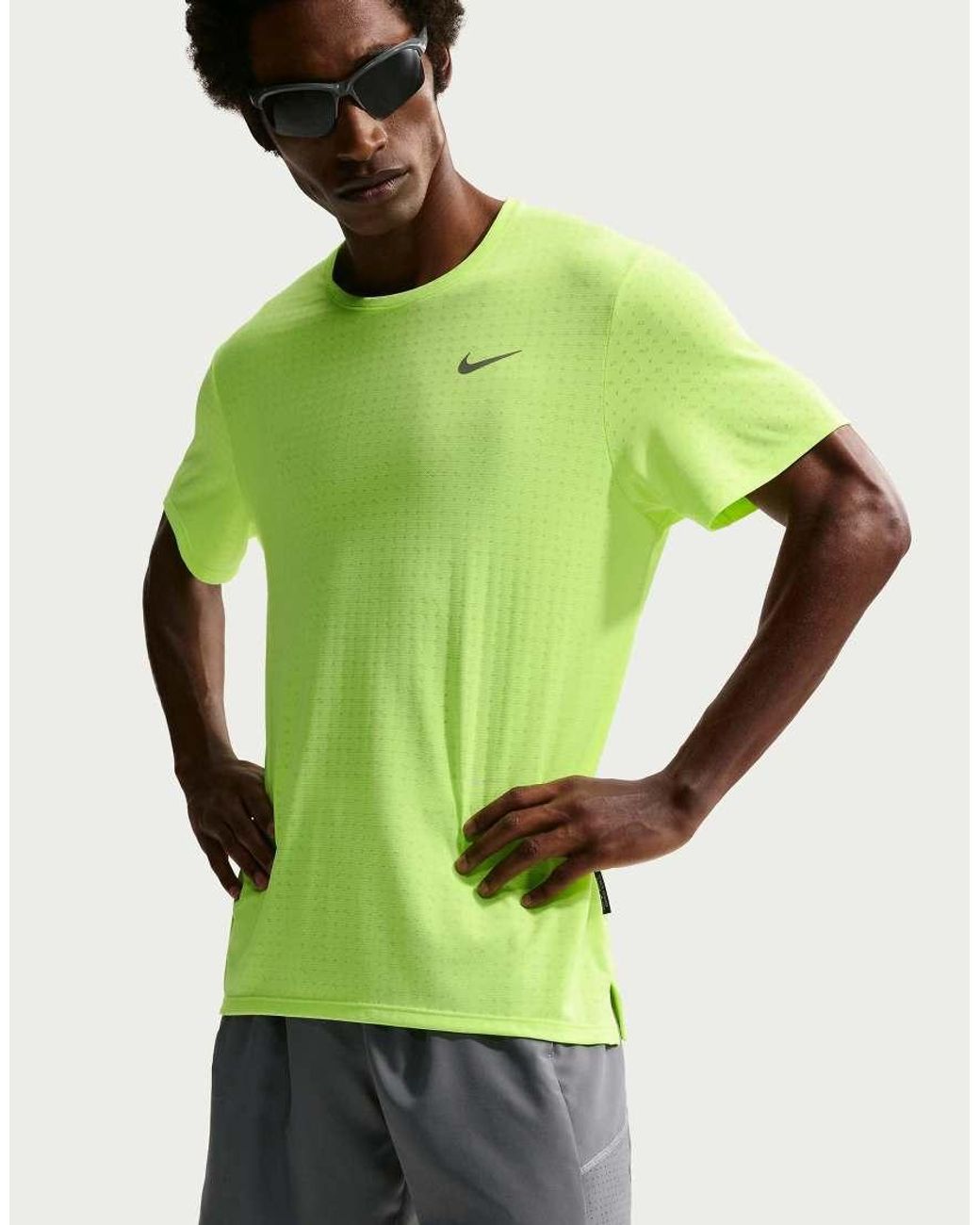 Nike Green Miler Dri-fit 9-inch Unlined Shorts for men