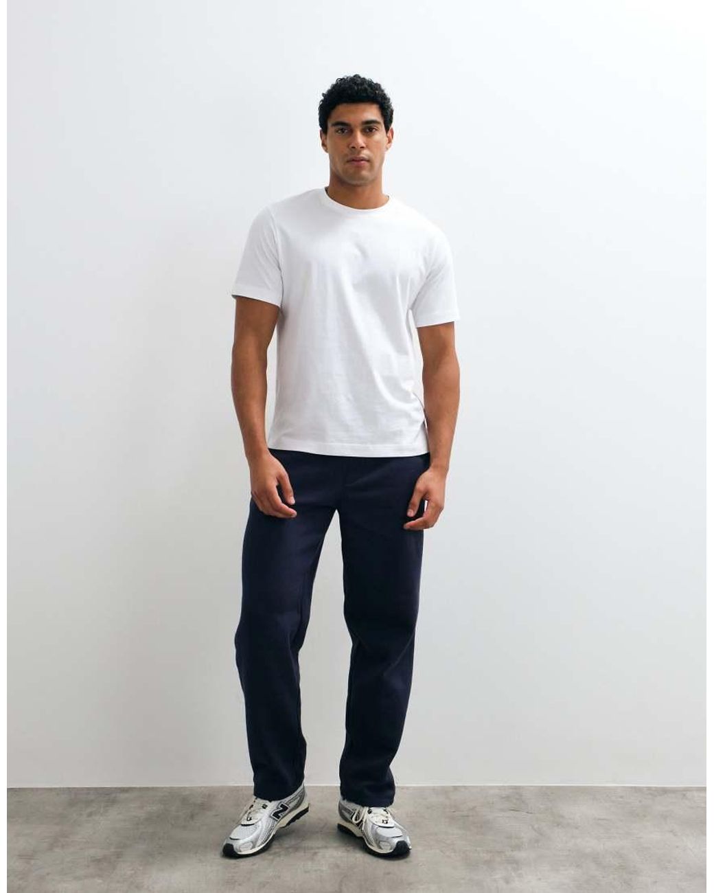 ASOS White Essentials Straight jogger for men