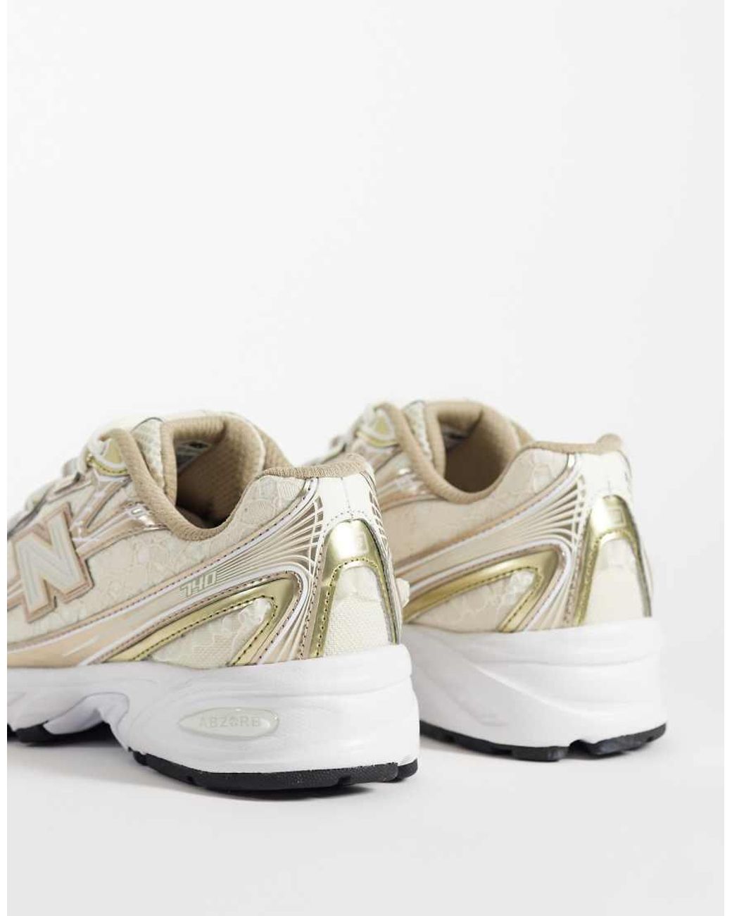 New Balance White 740 Trainers