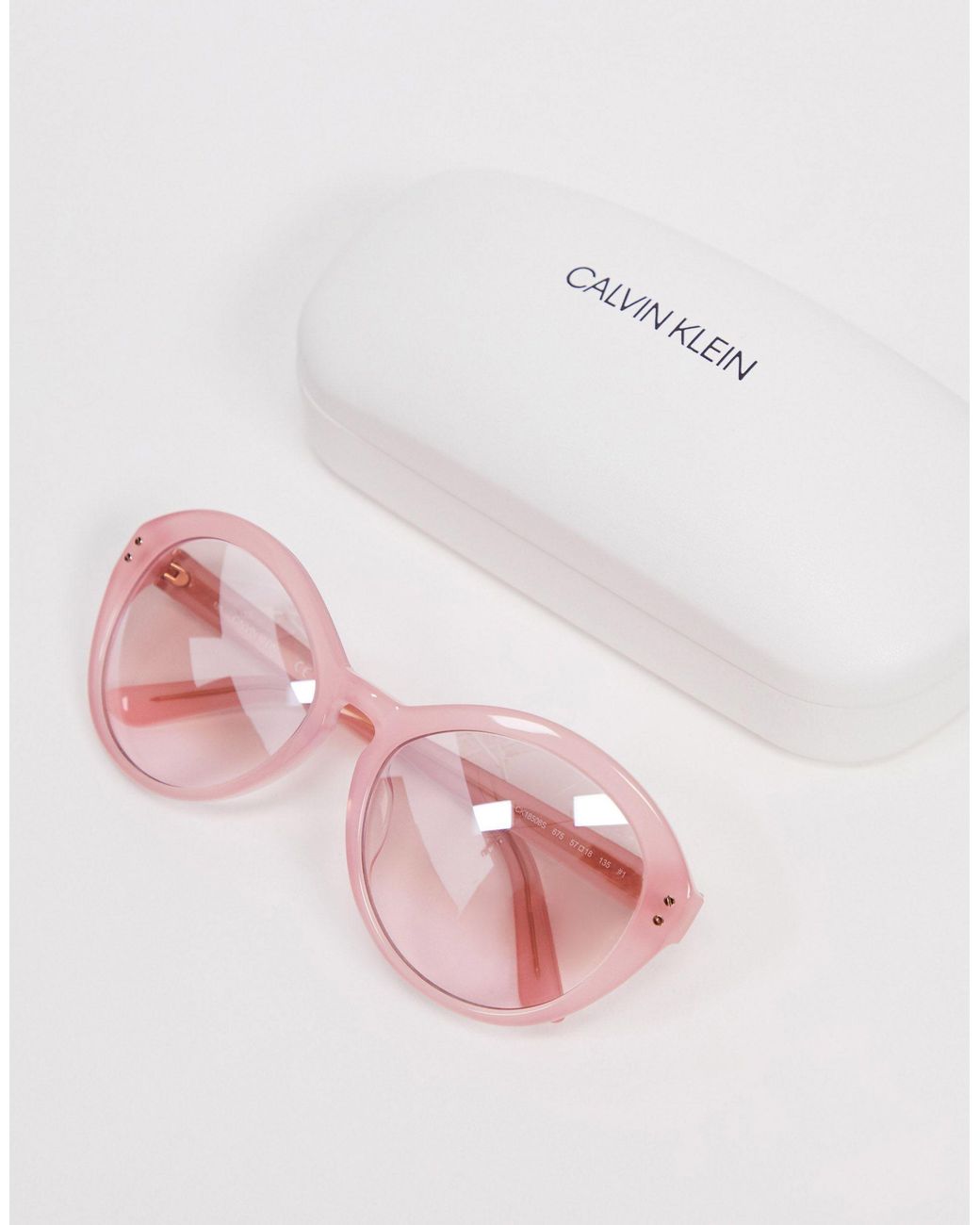 calvin klein pink sunglasses