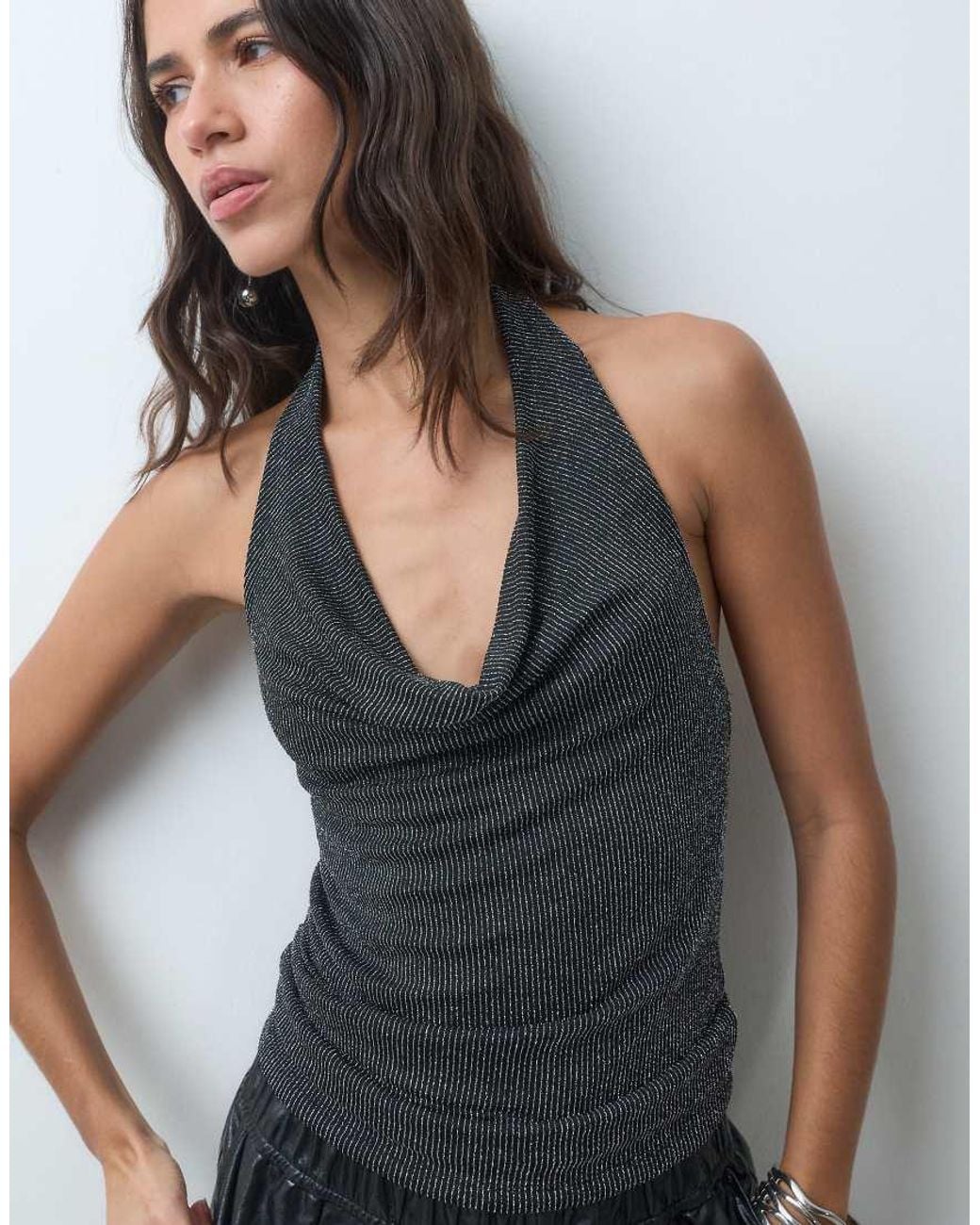 ONLY Multicolor Halterneck Top