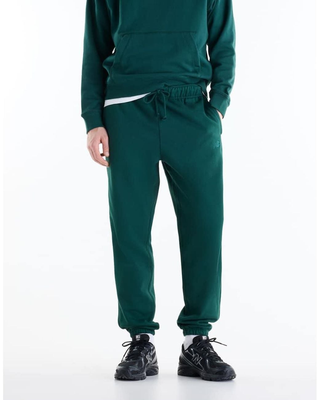 New Balance Green Athletics French Terry Jogger for men