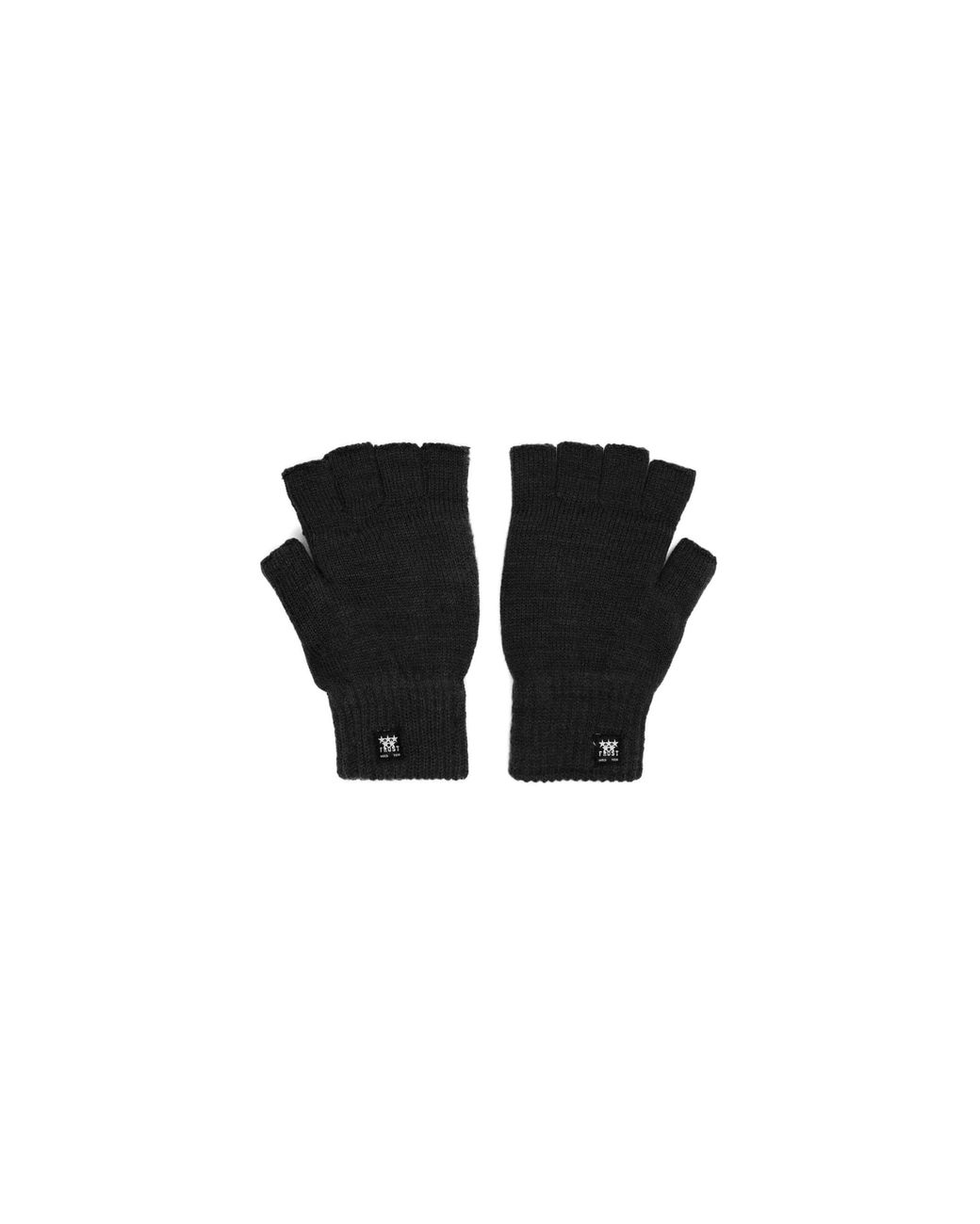 Bershka Strickfäustlinge in Black für Herren