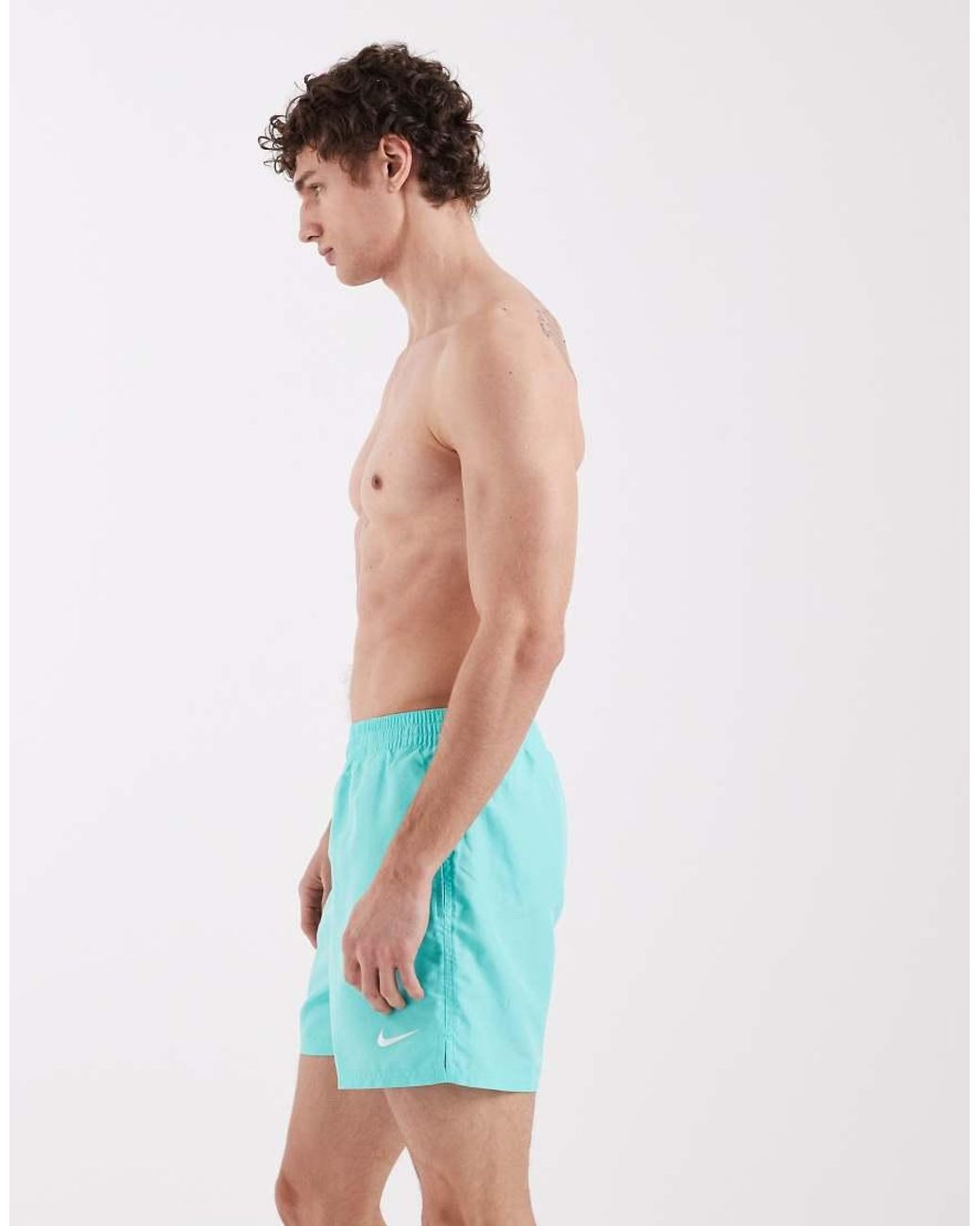 Nike Blue Nike 5 Inch Volley Swim Shorts for men