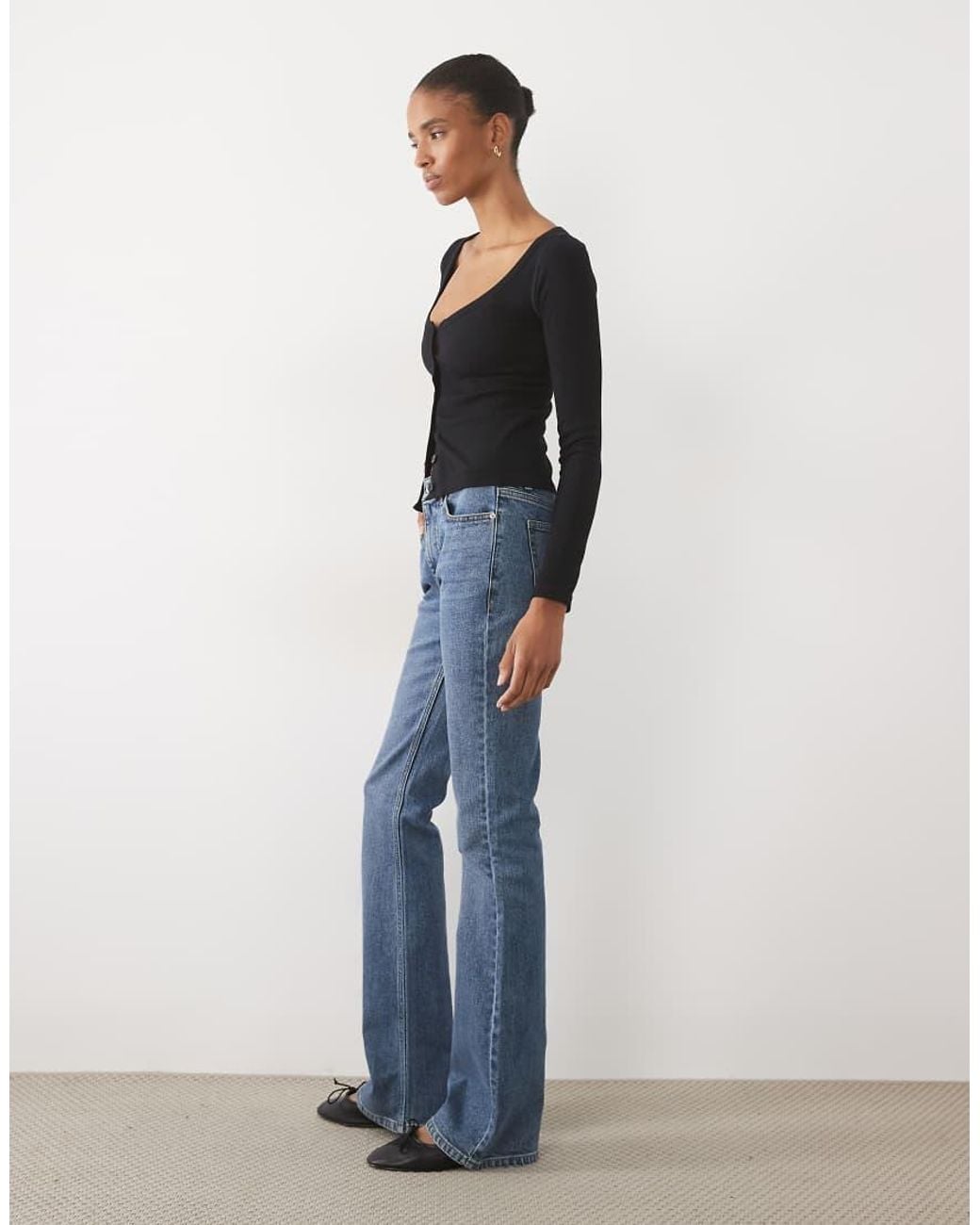 ASOS Blue Asos Design Tall Bootcut Flare Jean