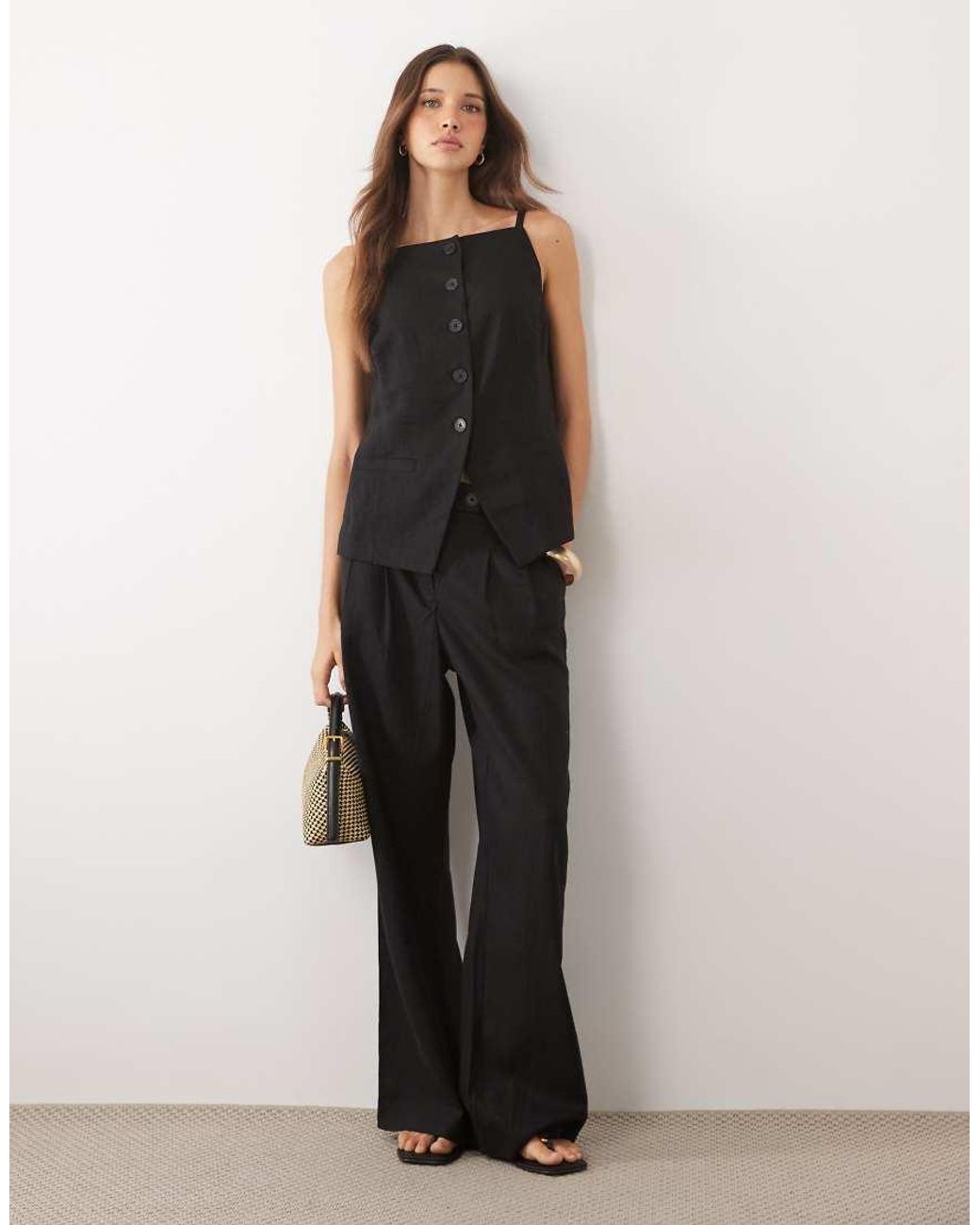 New Look Black Strappy Waistcoat