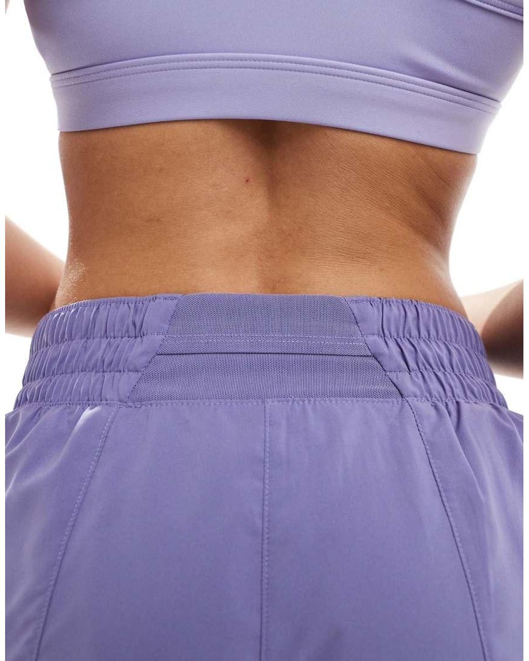 Nike Blue Nike One Training Dri-Fit Mid Rise 3 Inch Shorts