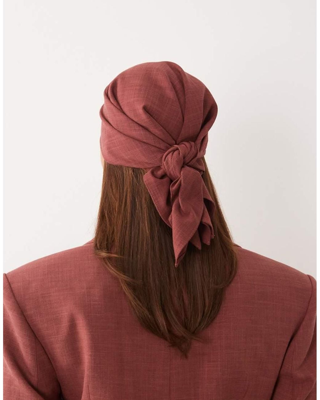 ASOS Red Asos X The Sourced Collection Head Scarf