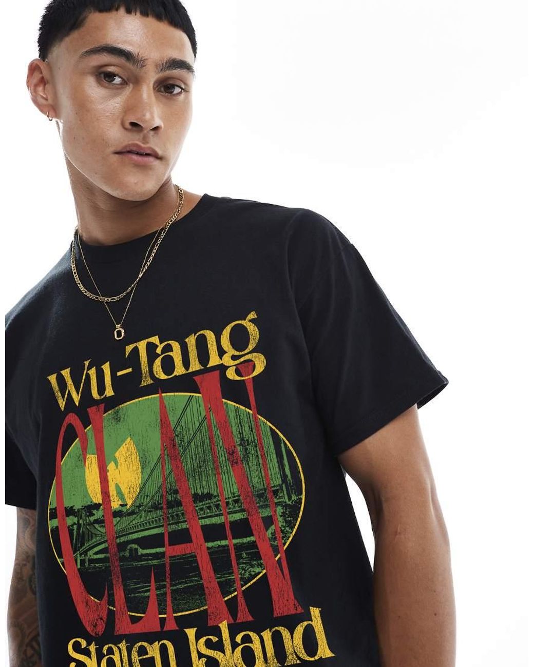 PRNT Black X Wu-Tang Clan New York Relaxed Fit T-Shirt