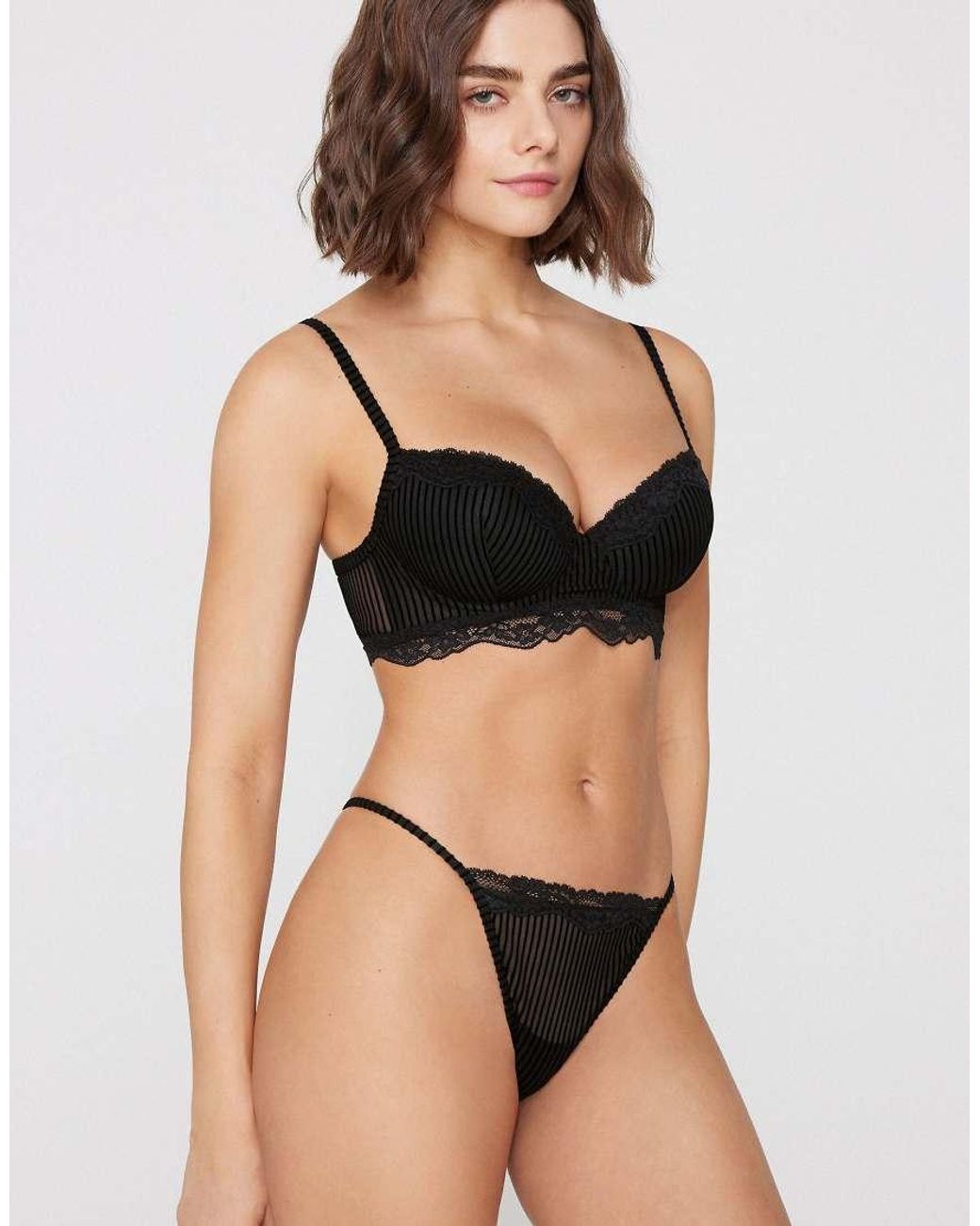 Tezenis Black Glam Rib