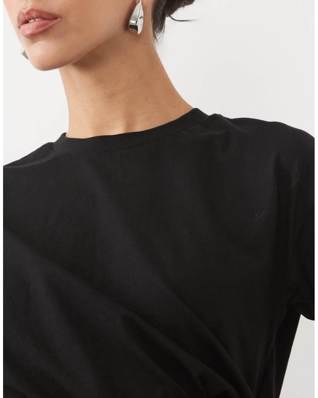 New Look Black Boxy Tee