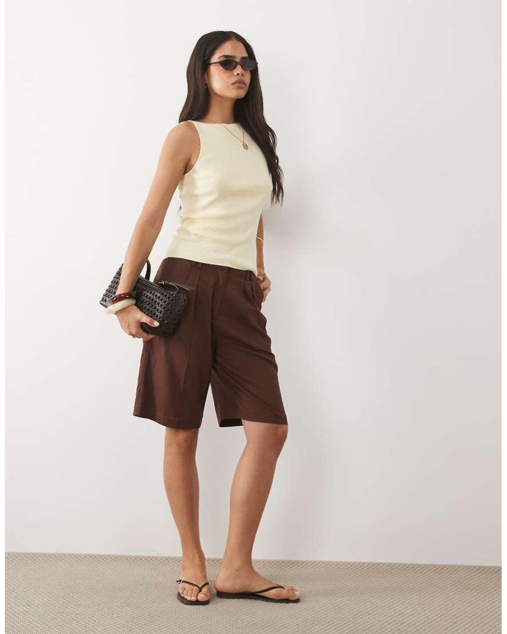 Mango Natural Cotton Mix Tank Top