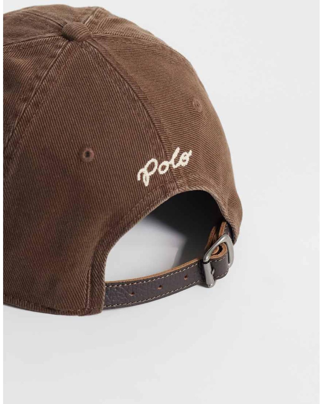 Polo Ralph Lauren Brown Large Logo Cap for men
