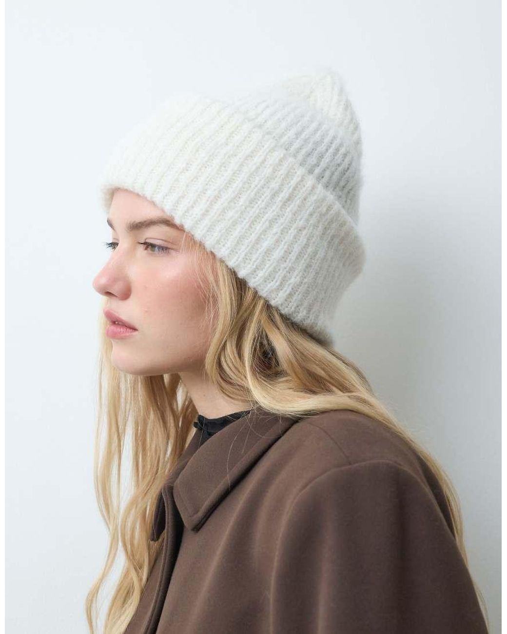 Pieces Multicolor Chunky Ribbed Beanie