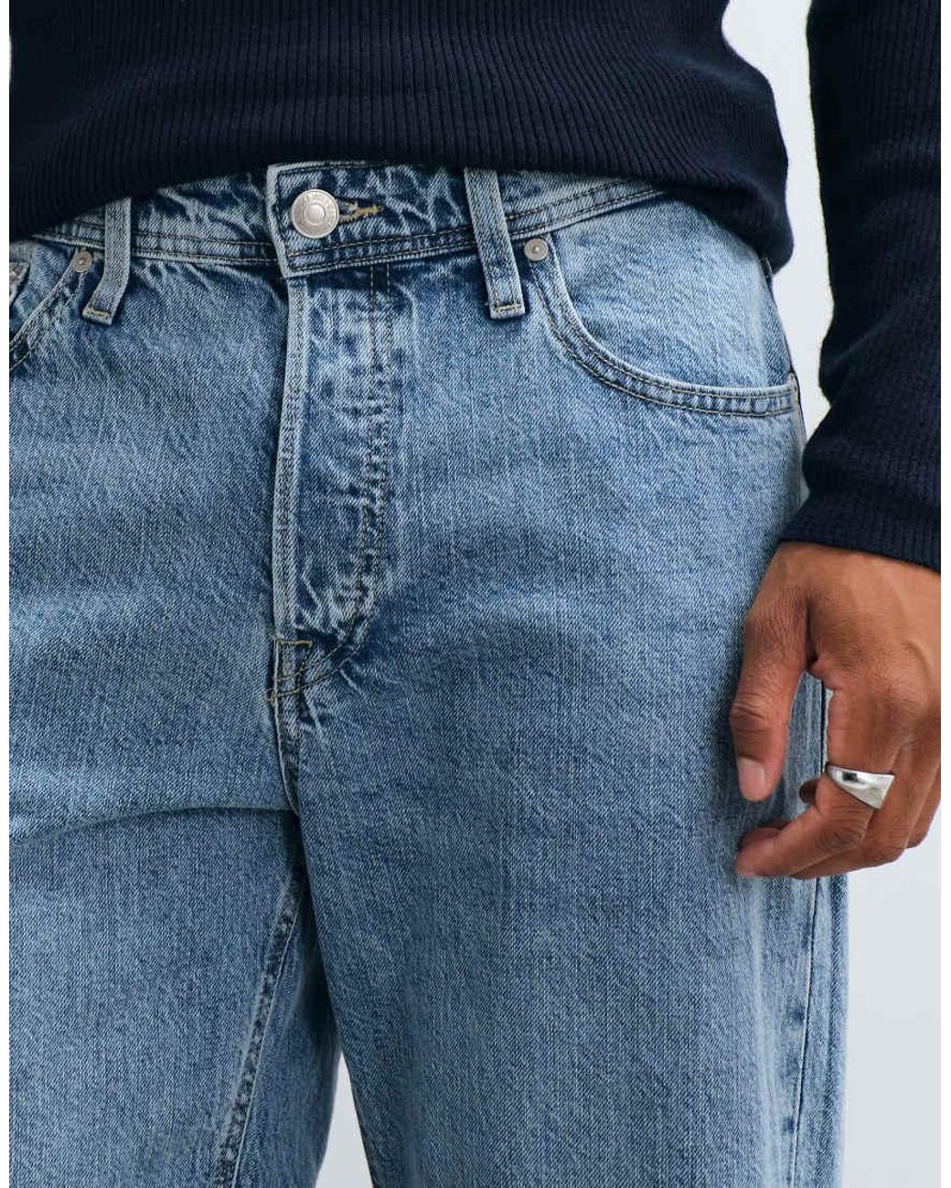Jack & Jones Blue Eddie Loose Fit Jeans for men