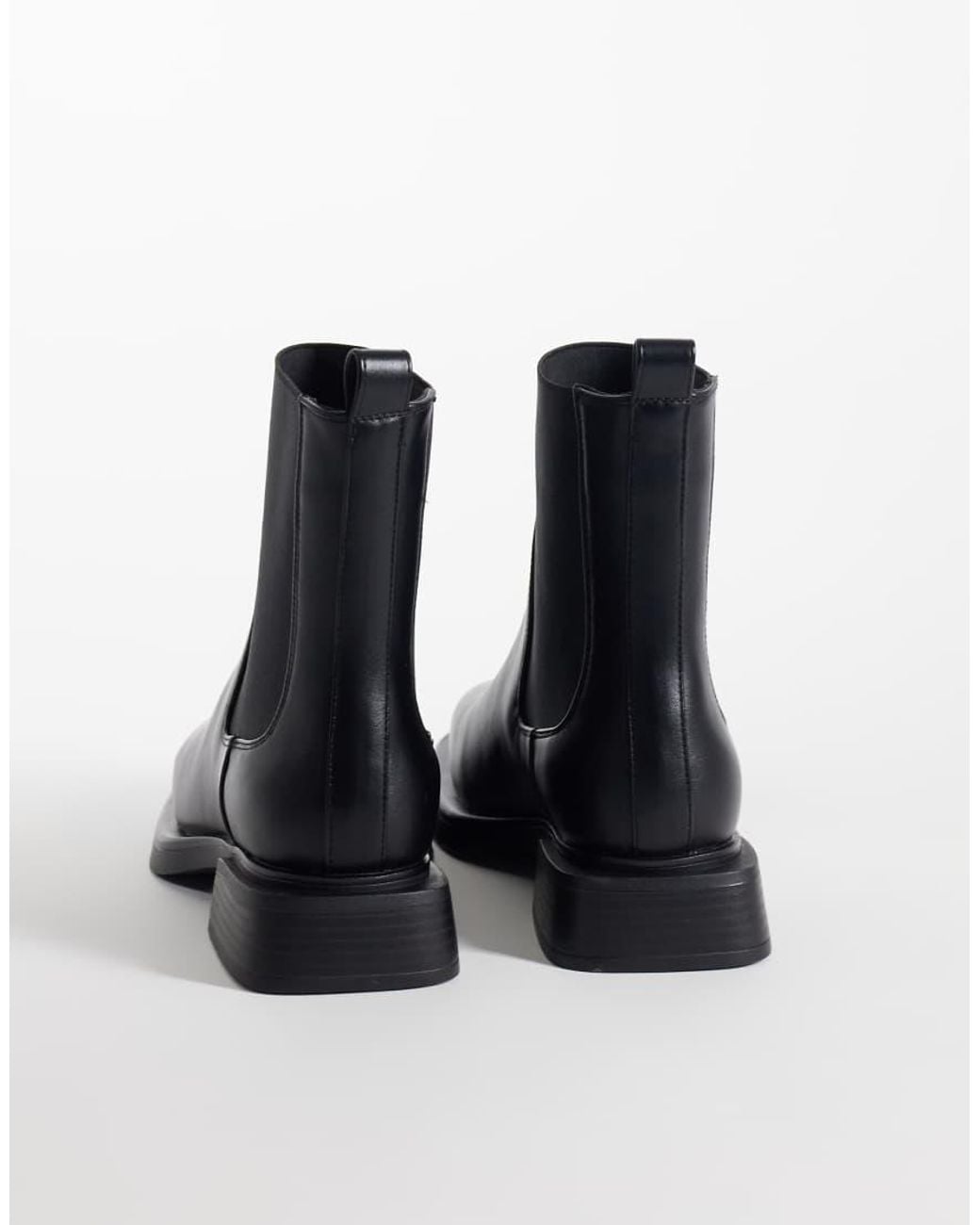 SIMMI Black Simmi London Wide Fit Duff Pull On Ankle Boots