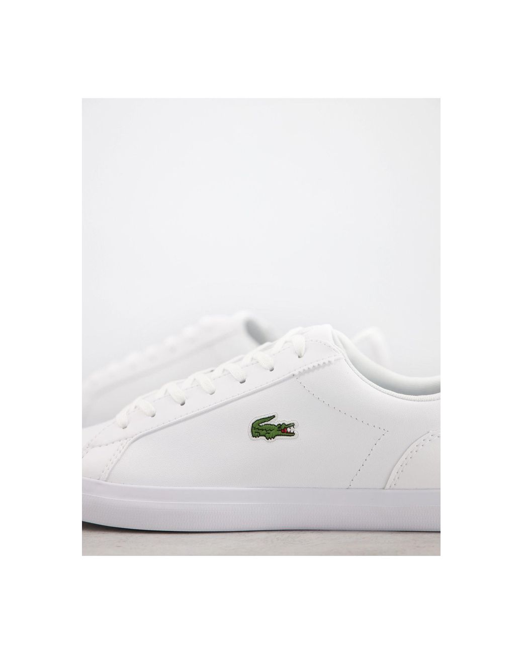 Lacoste Rubber Lerond Bl2 Trainers in White for Men - Lyst