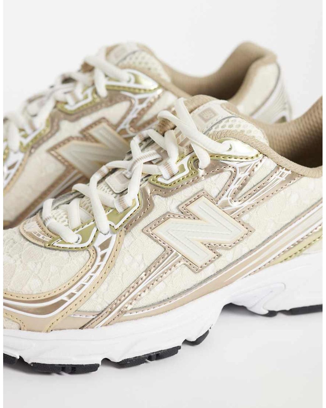 New Balance White 740 Trainers