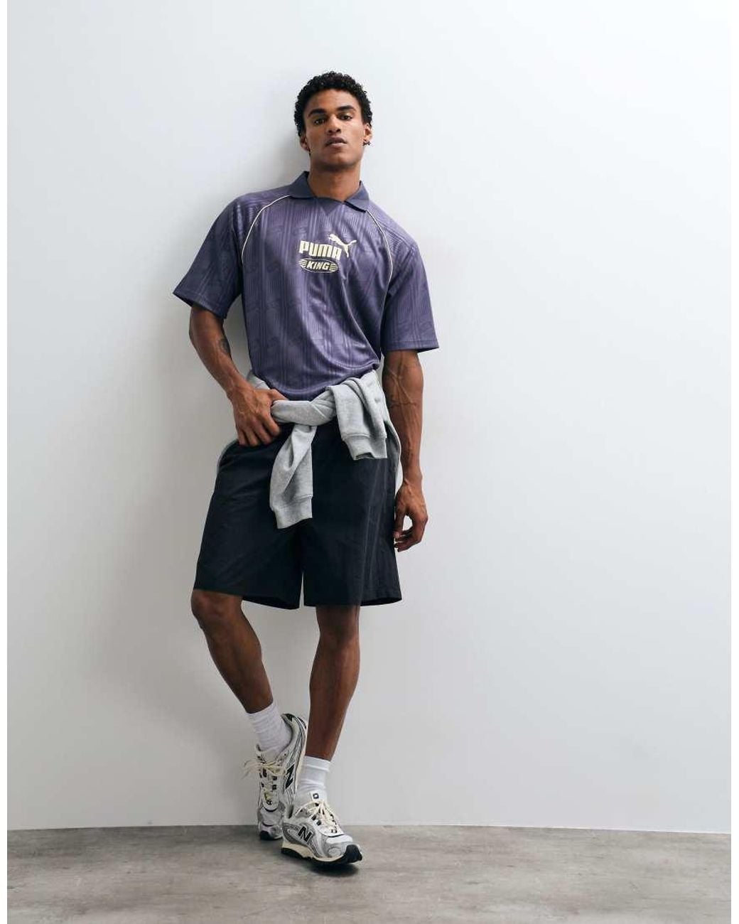 PUMA Blue King Boxy Jersey for men