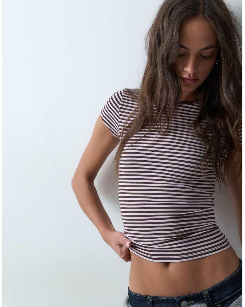 Cotton On Brown All Day Crew Tee