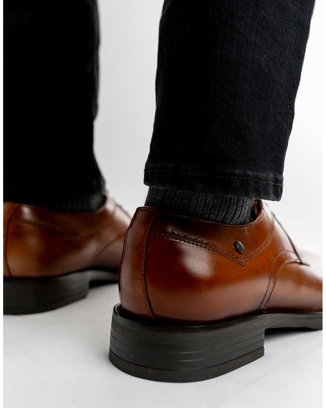 Base London Brown Sleeve Lace Up Shoe for men