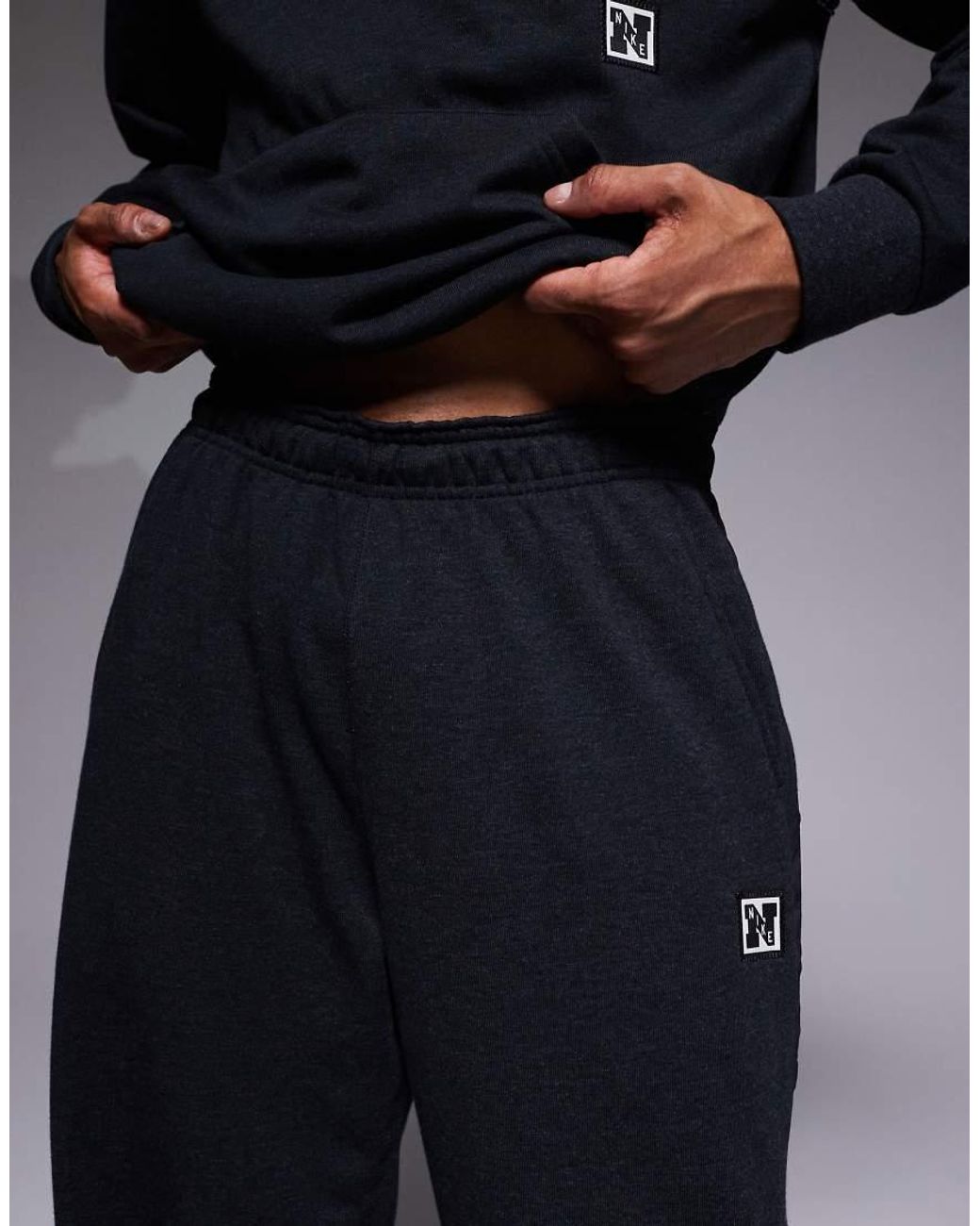 Nike Blue Heritage Dri-fit joggers for men