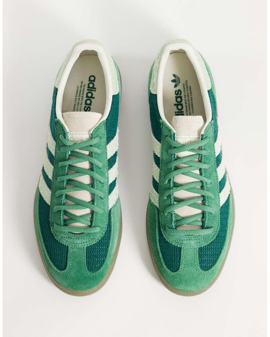 Adidas Originals Green Handball Spezial Sneakers for men