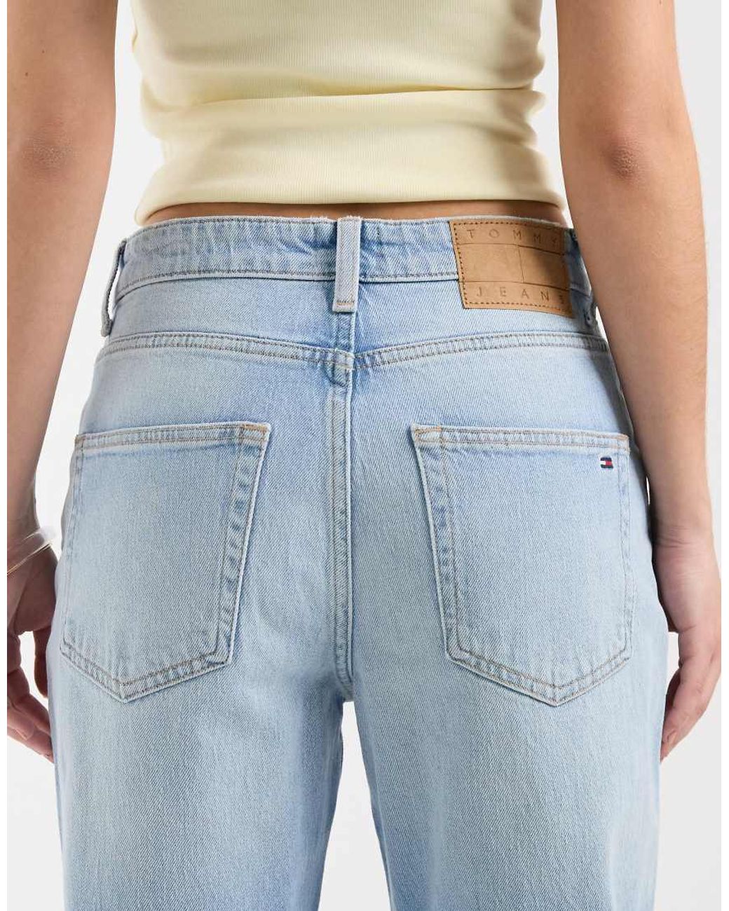 Tommy Hilfiger Blue Layla High Rise Slim Straight Fit Jeans