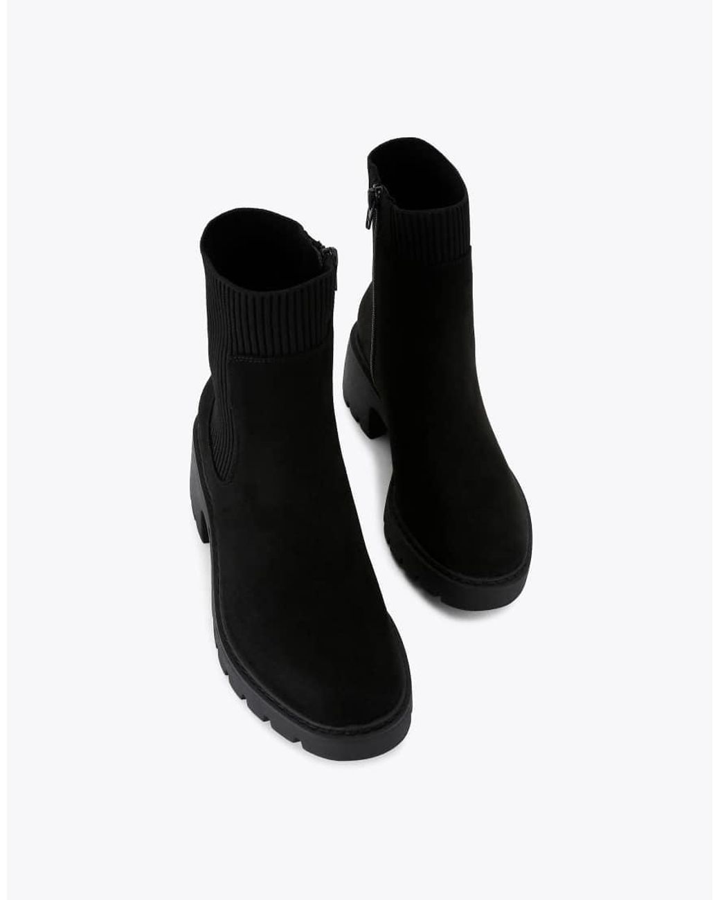 KG by Kurt Geiger Blue Tess Mid Ankle Boots
