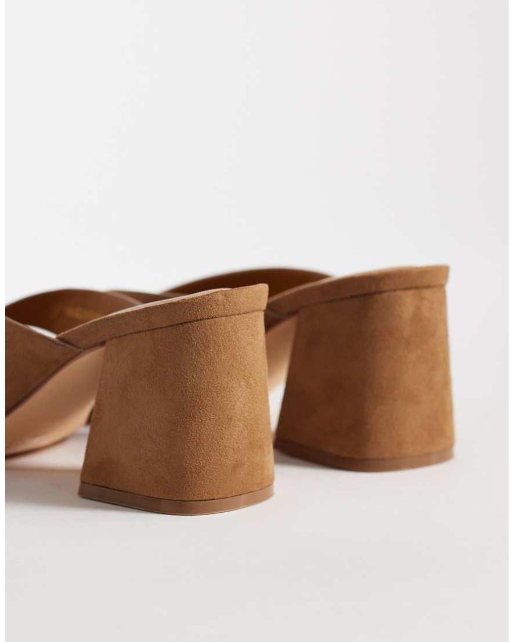 London Rebel Brown Elle Heeled Thong Sandal