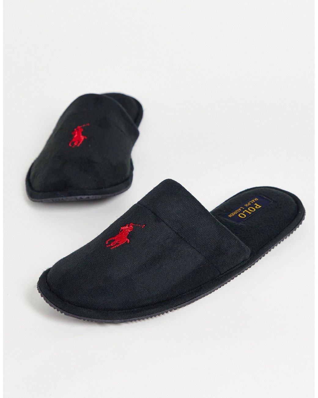 polo scuff slippers