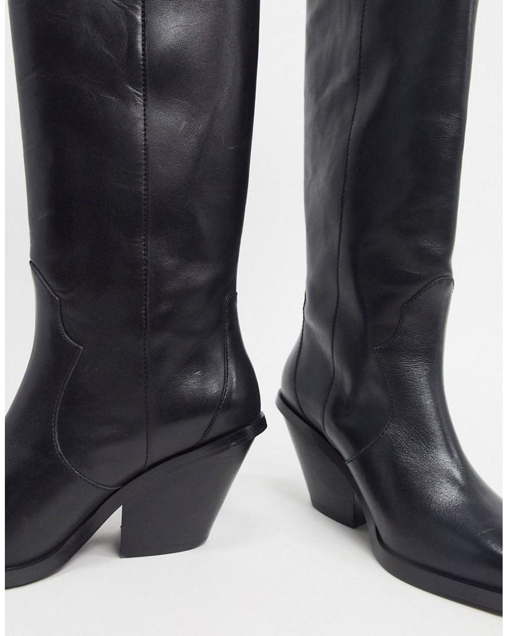& other stories knee high cowboy boots