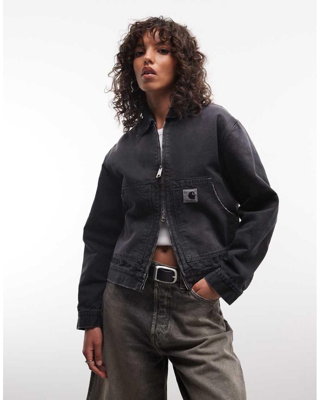 Carhartt Blue Og Arcan Double Zip Jacket