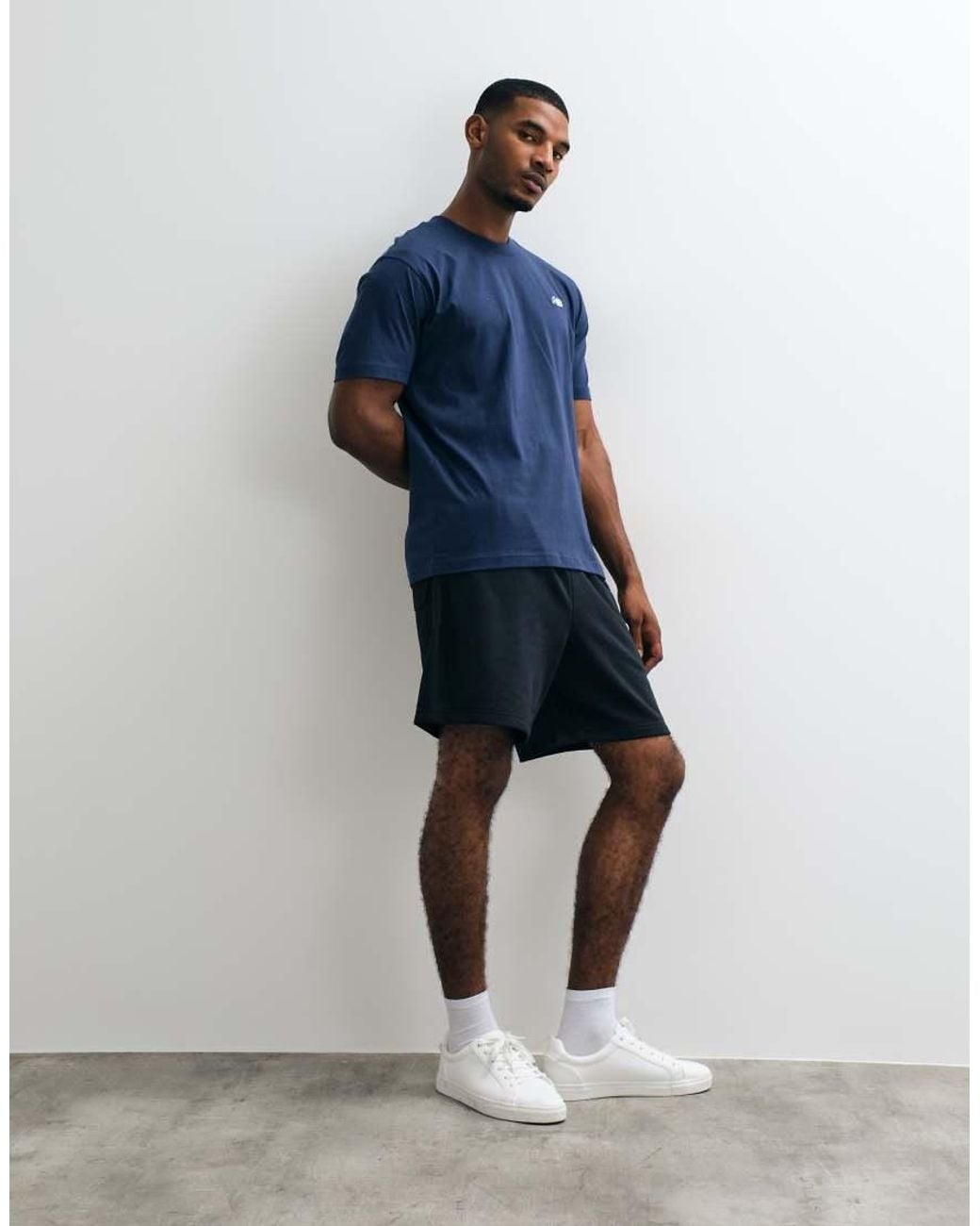 New Balance Blue Sport Essentials Fleece Terry 7 Inch Short for men