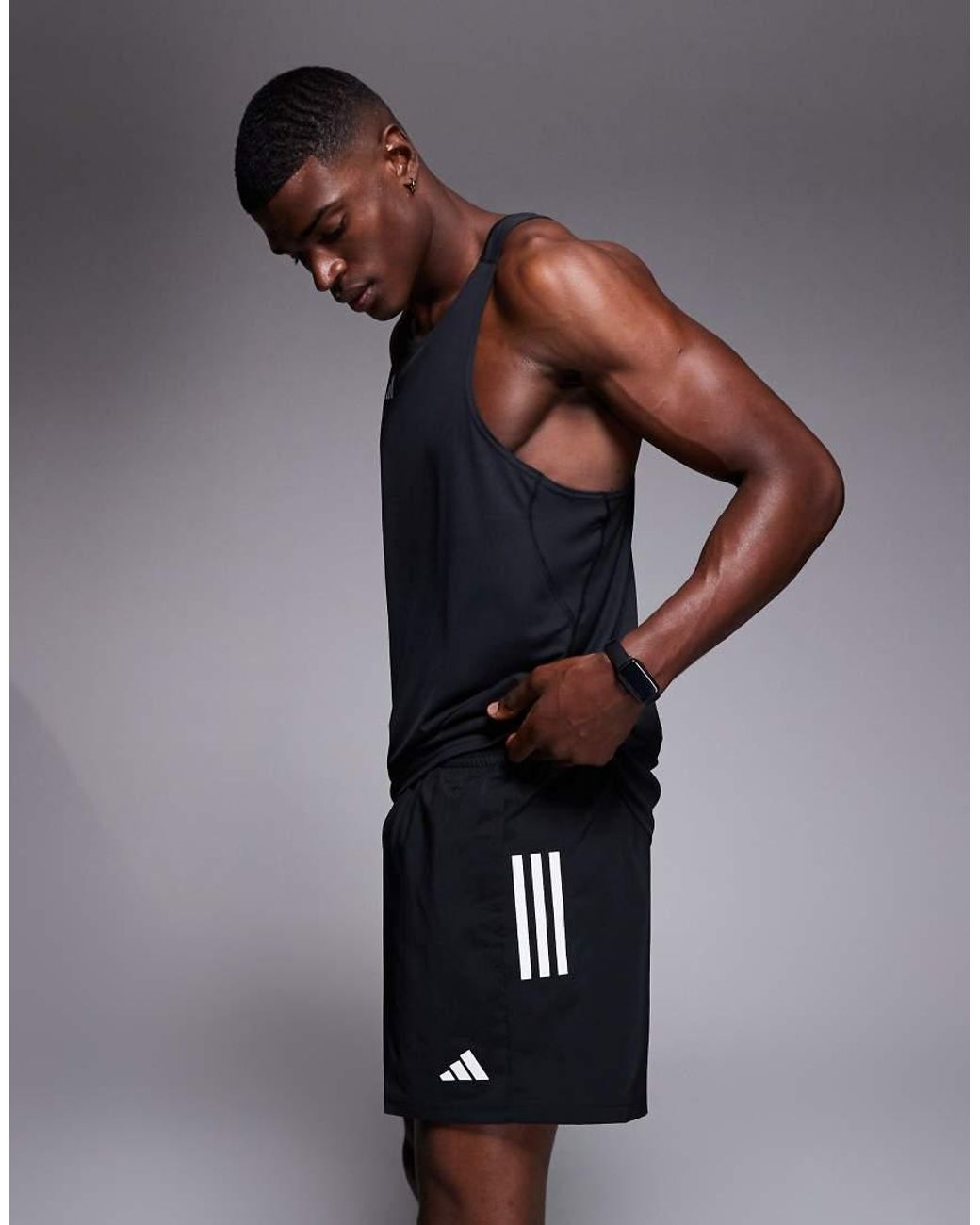 Adidas Originals Green Adidas Running Own The Run Shorts for men