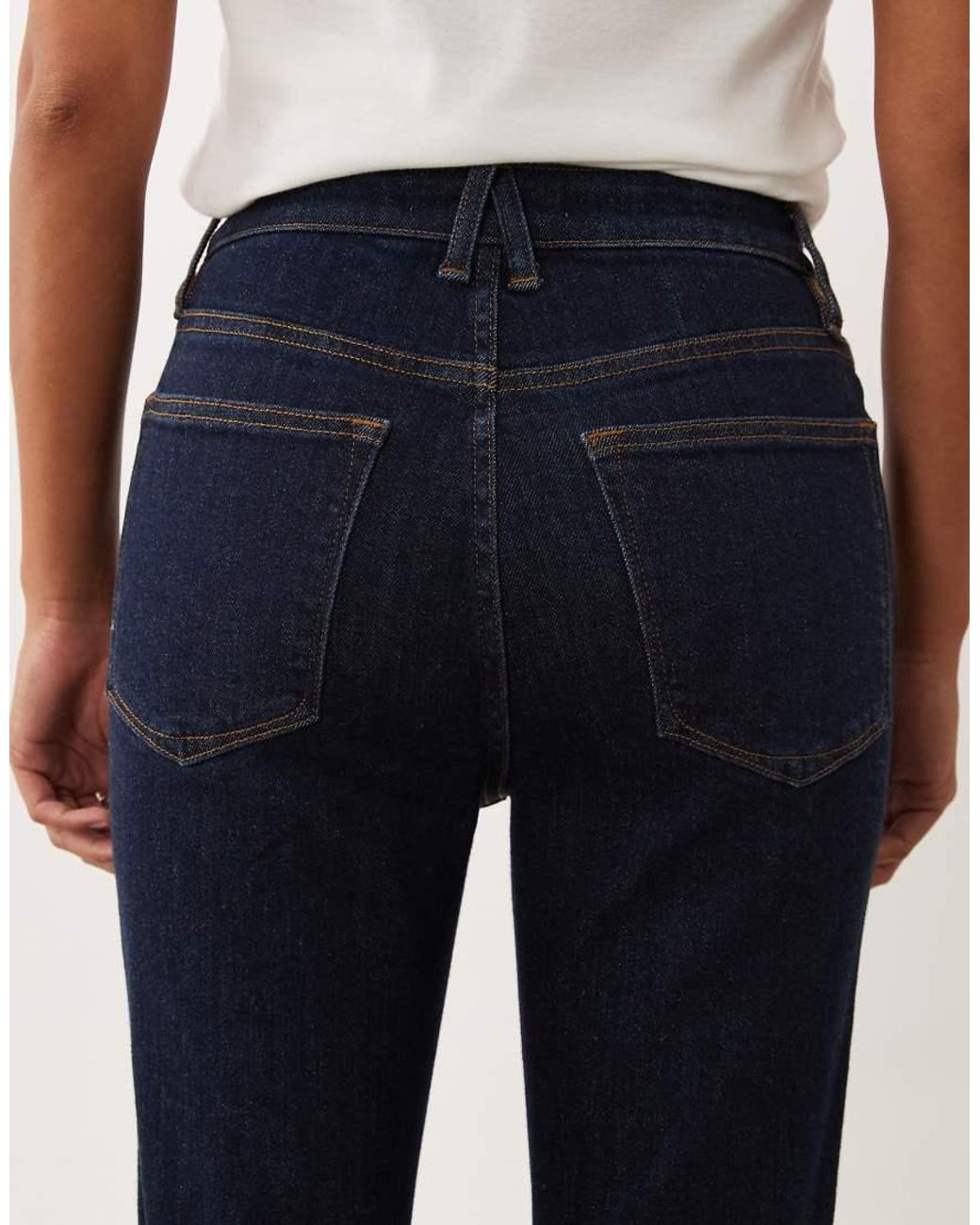 GOOD AMERICAN Blue Petite Good Flare Jeans