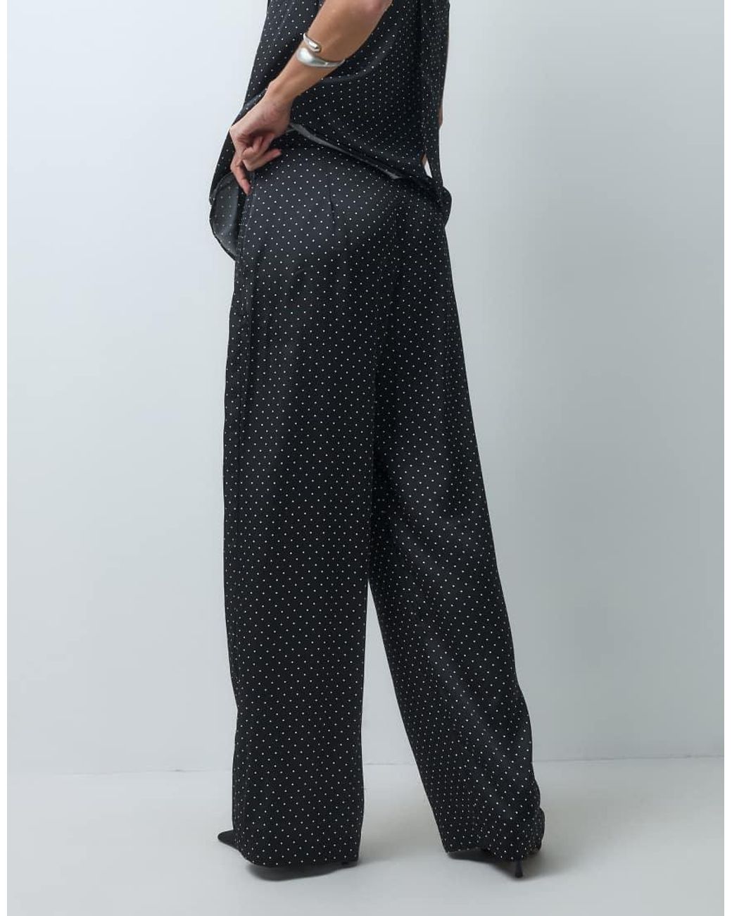 Vero Moda Blue High Waist Wide Leg Trouser Co-ord