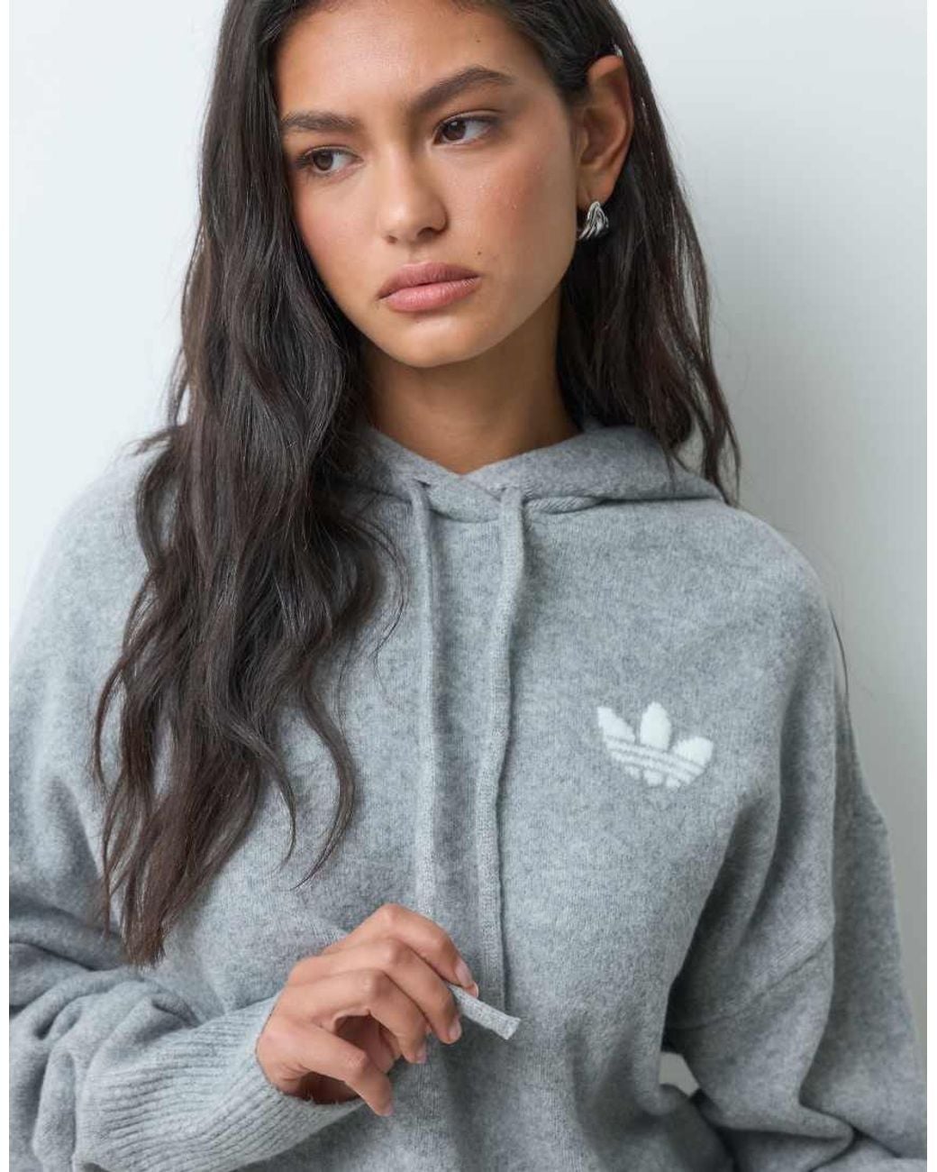 Adidas Originals Green Knitted Hoodie