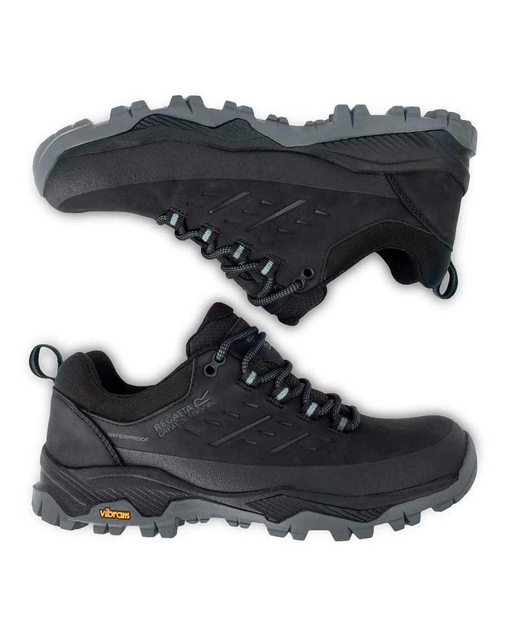 Regatta Black Blake Low Waterproof Walking Shoes