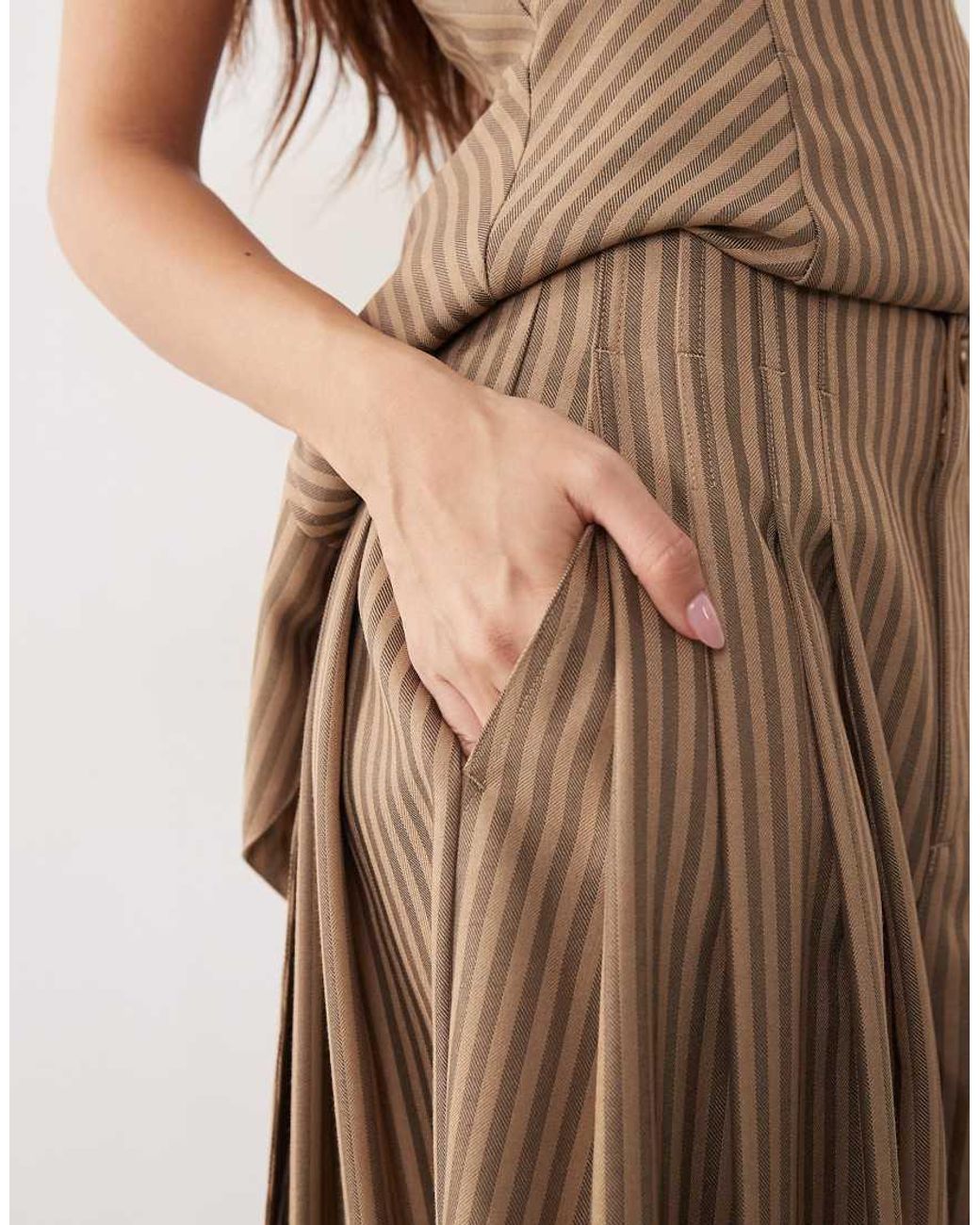 ARRANGE Brown Wide Leg Pants