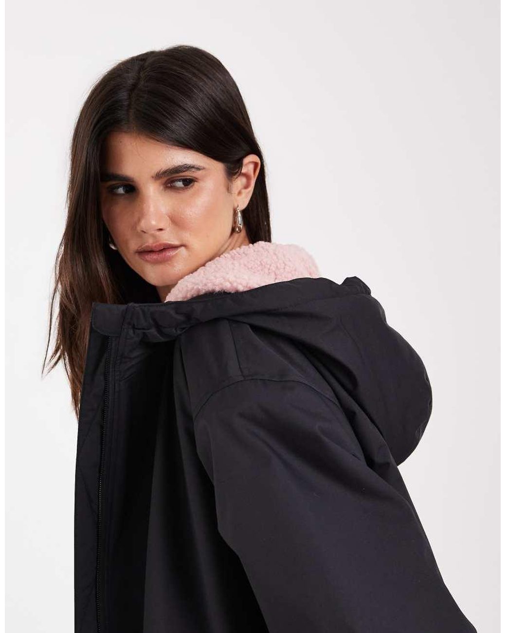 ASOS Blue Longline Rain Coat