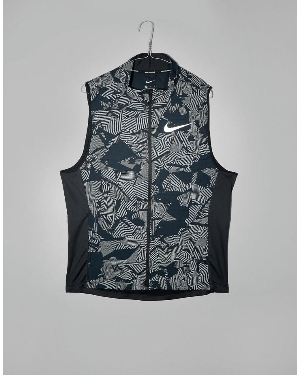 Nike Synthetic Flash Reflective Gilet In Black 859214-010 for Men | Lyst UK