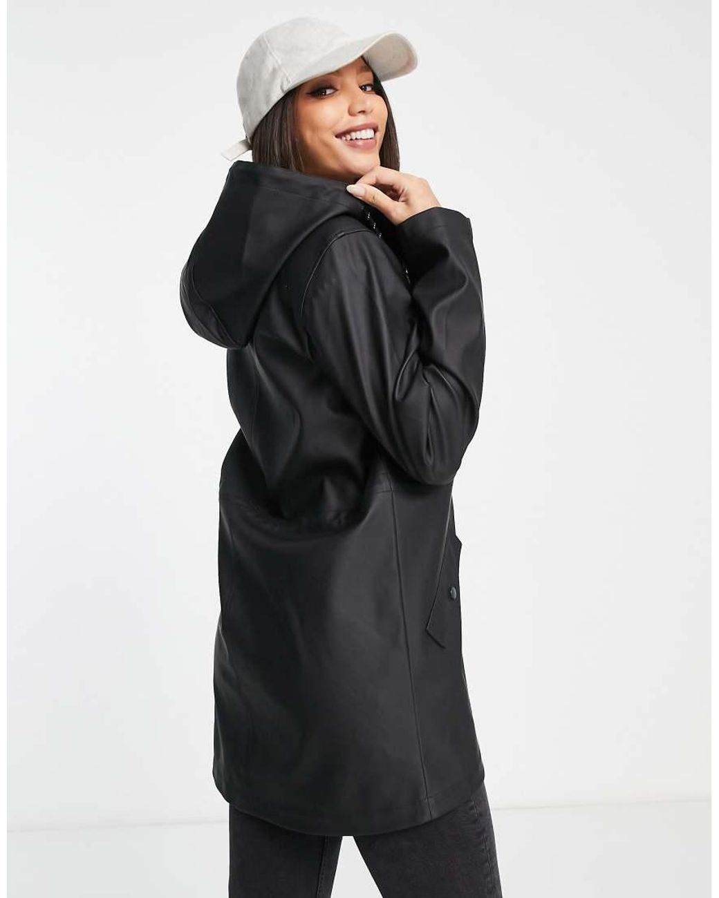 Vero Moda Black Raincoat