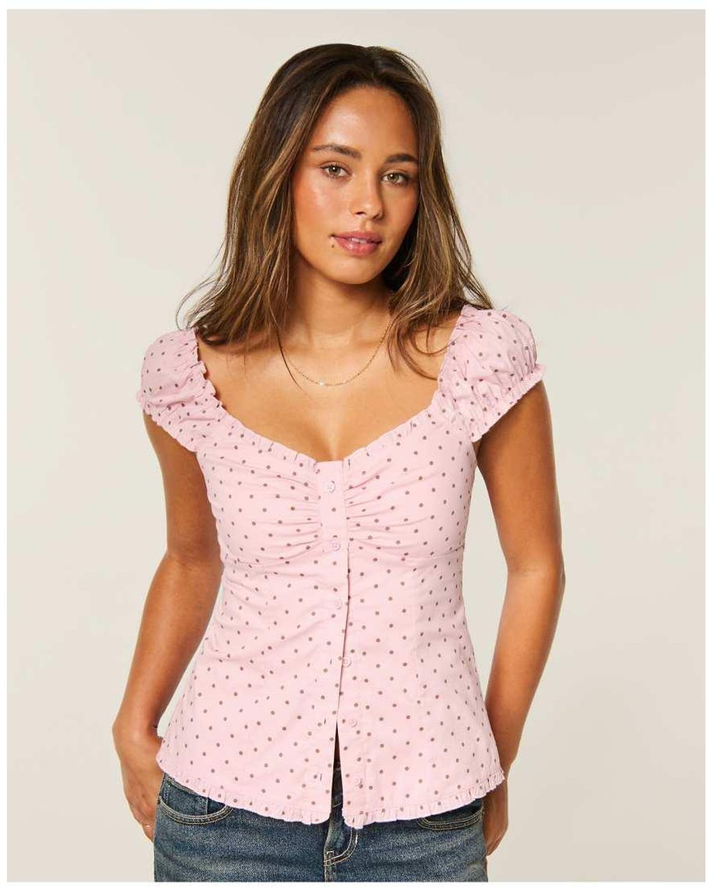 Hollister Pink Talia Top