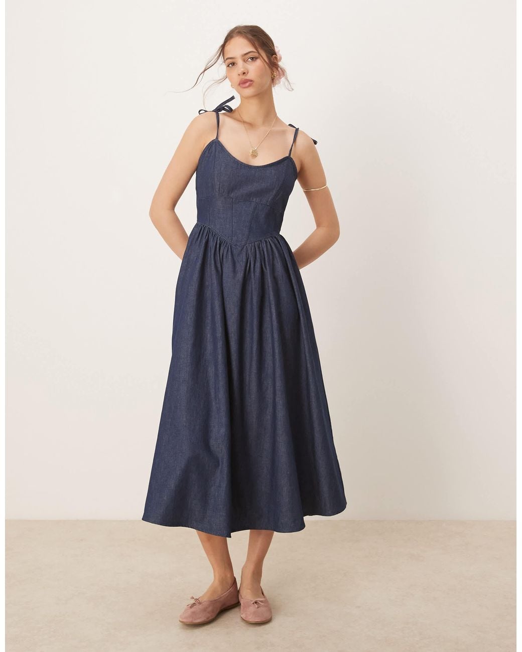 english factory embroidered lace midi dress English Factory