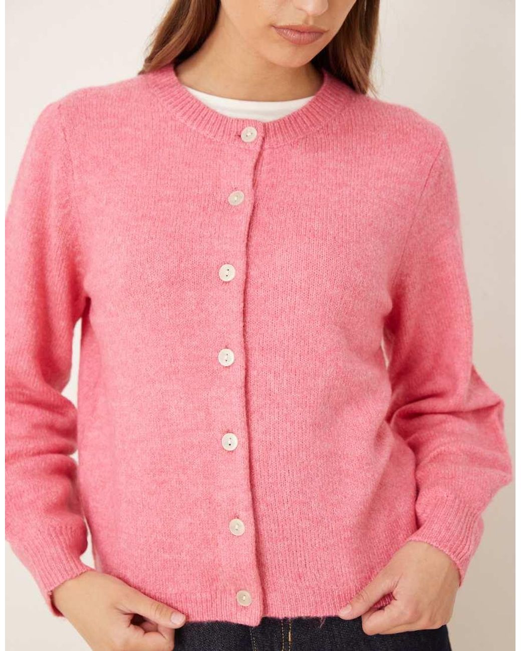 Vila Pink Super Soft Knitted Cargidan